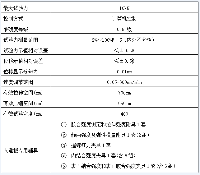 微機控制人造板靜曲強度試驗機